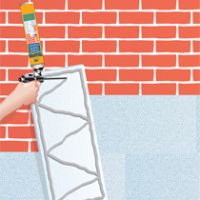 Приклеивание изоляционных материалов