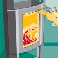 Соединения в каминах, печах, отопительных приборах